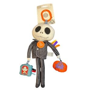 Disney Baby Nightmare Before Christmas Jack Skellington Pull-Down Jiggle Plush